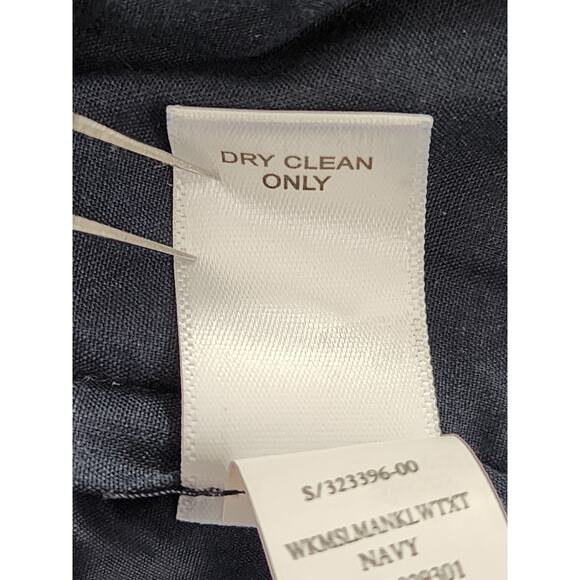 Banana Republic Martin Fit Stretch Wool Trouser Pants Size 6 Blue Office Career - Picture 7 of 13